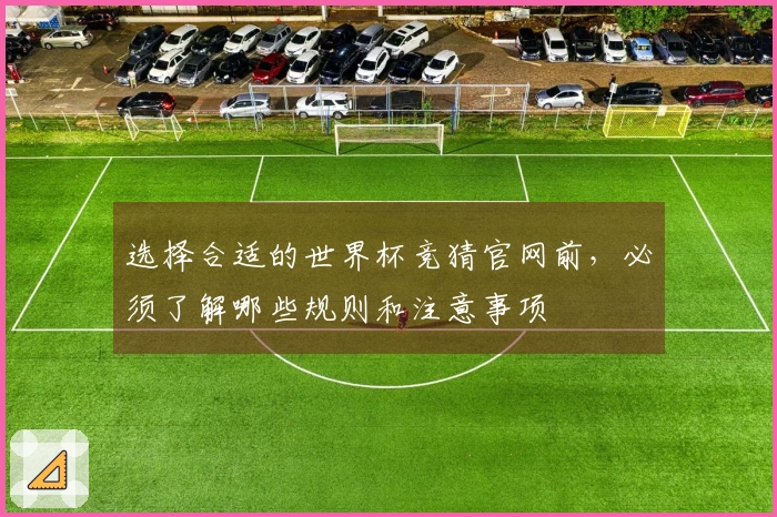 选择合适的世界杯竞猜官网前，必须了解哪些规则和注意事项